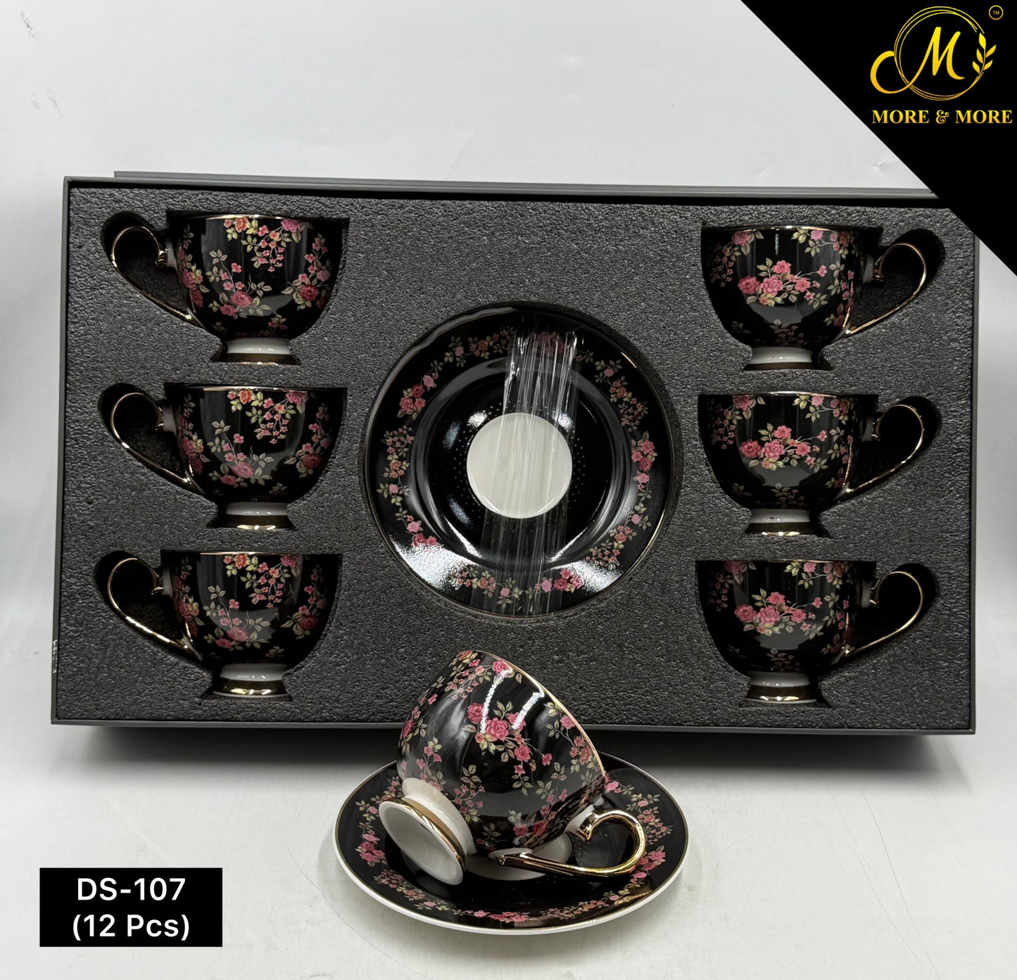 Johnson Bros Inspired Cup & Saucer Set - Design: DS-107