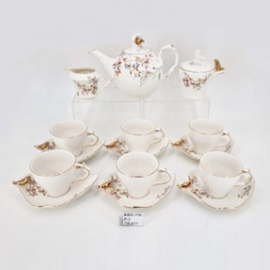 Tea Set – 17 Pcs | Elegant Porcelain Tea & Coffee Serveware