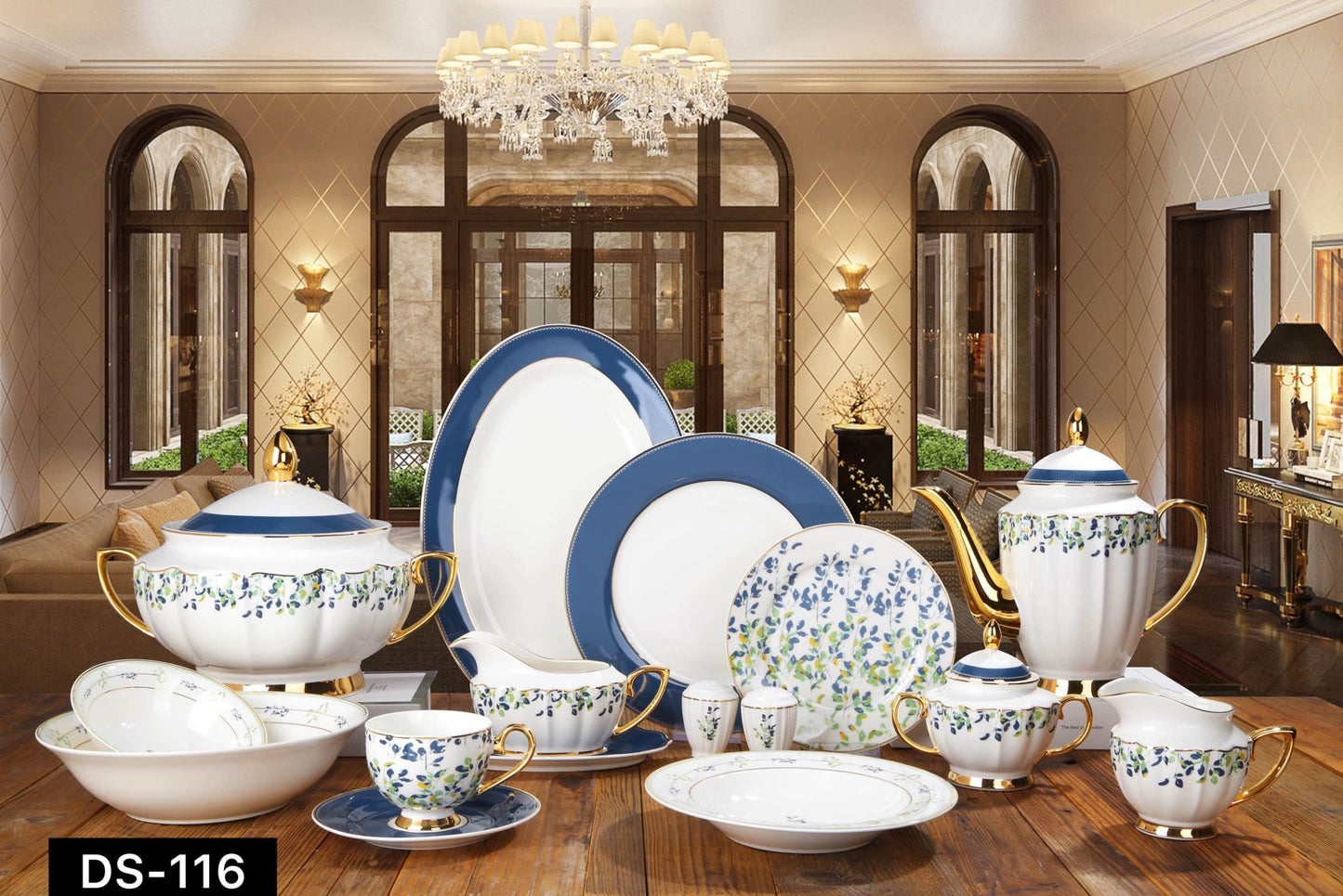 Johnson Bros-Inspired Dinner Set - Design: DS-116