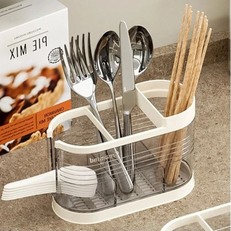 Cutlery Holder Knife Strainer Kitchen Utensils Plastic Storage Bucket