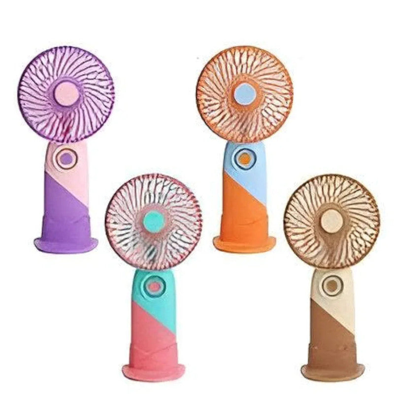 Portable Mini USB Fan Cute Cartoon Design 3 Speed Adjustable