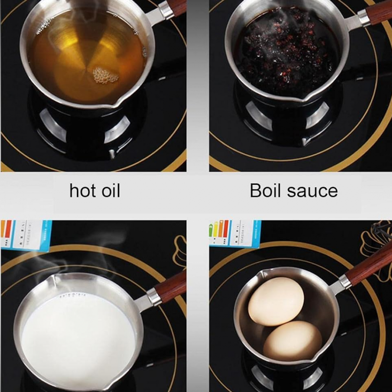 Stainless Steel Oil Splash Pot – Kitchen Oil Storage & Pouring Container | Adornia.pk