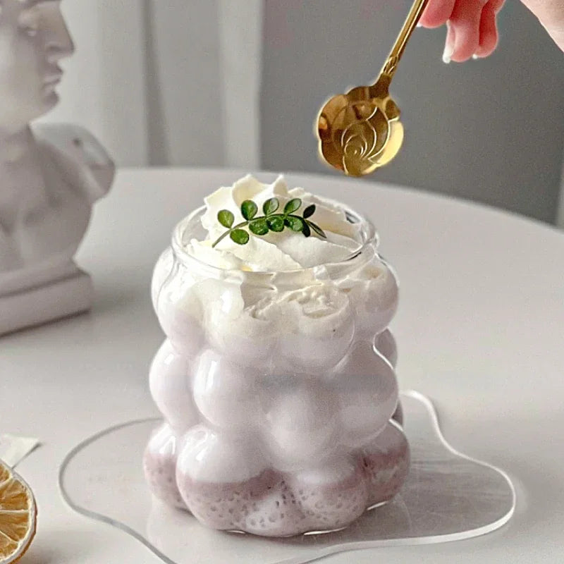 Unique Heat Shaped Glass Coffee Cup