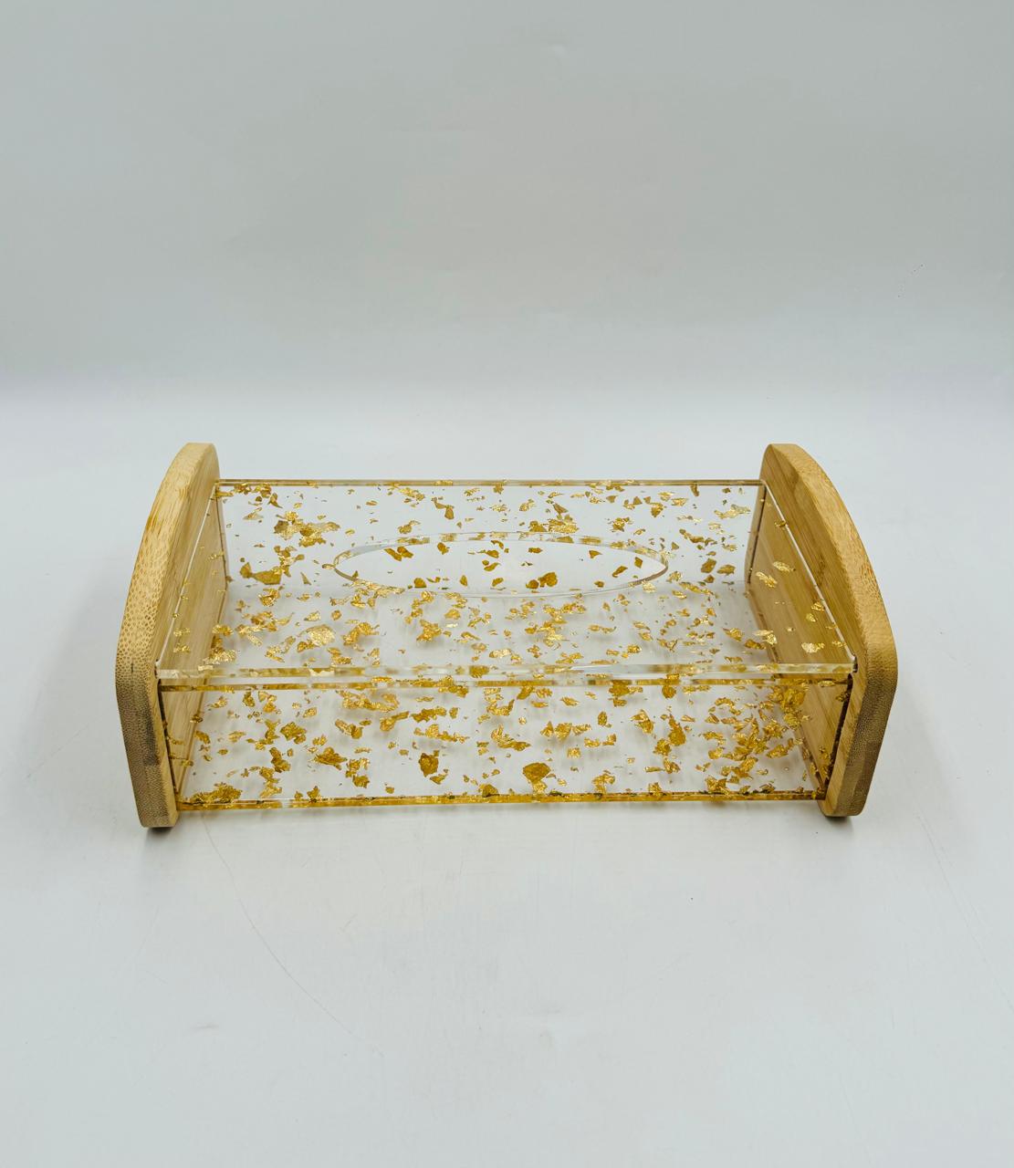 Acrylic Dustbin Tissue Box