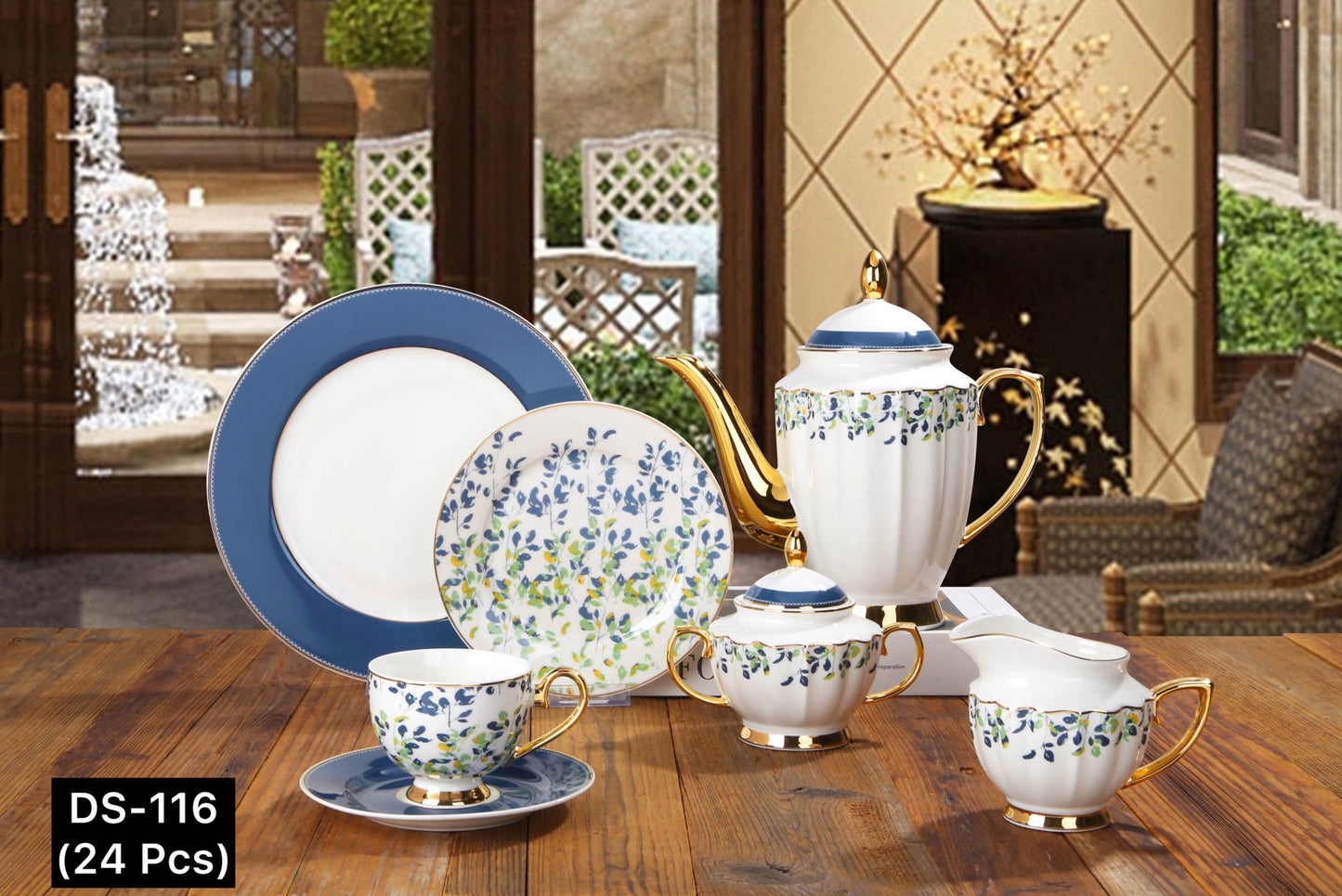 Johnson Bros Inspired Tea Set - Design: DS-116