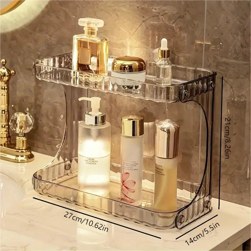 2 Tier Acrylic Vanity Organizer
