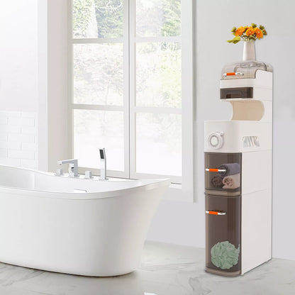 Tall & Narrow Multipurpose Cabinet Trolley