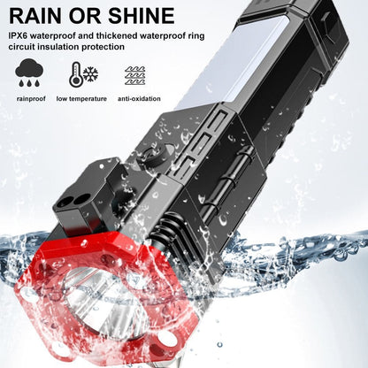 Led rechargeable hammer torch light