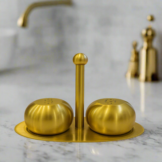 Salt & Pepper Shaker Set – Golden B7555G (B6328G) | Luxury Dining Table & Kitchen Accessory