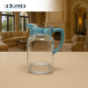 LUXURWAVE PREMIUM GLASS JUG 1000ML – ELEGANT WATER & JUICE PITCHER FOR HOME AND KITCHEN - SKY BLUE KY555 0082