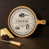 Luxury Wooden Cheese Serving Board with Ceramic Plate – Available in Medium & Large Size