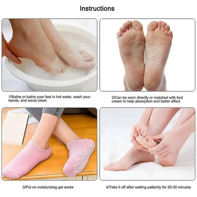 Premium Moisturizing Gel Sock 1 Pair