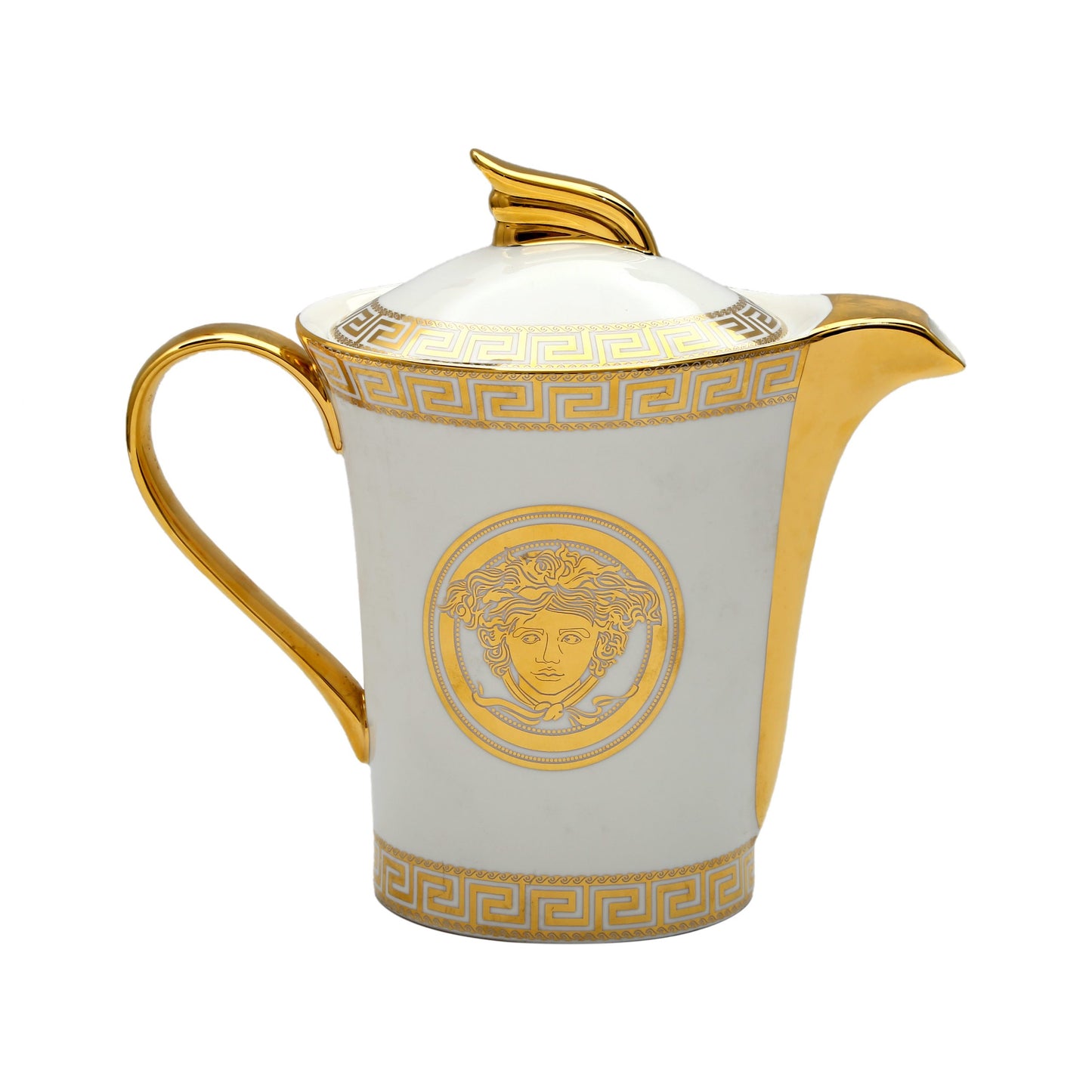 15-Piece Versace-Inspired Bone China Tea Cup & Saucer Set
