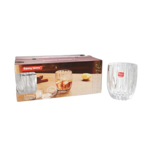 Glass Cup 6Pcs Set 285ml 8c-1988-04