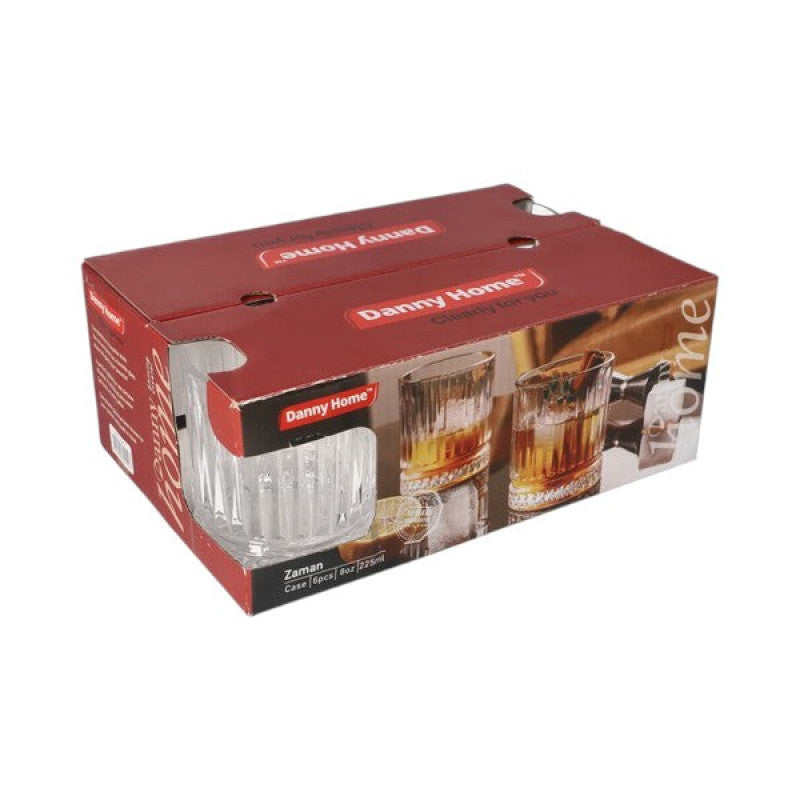 Glass 6Pcs Set 225ml 12c-1988-10