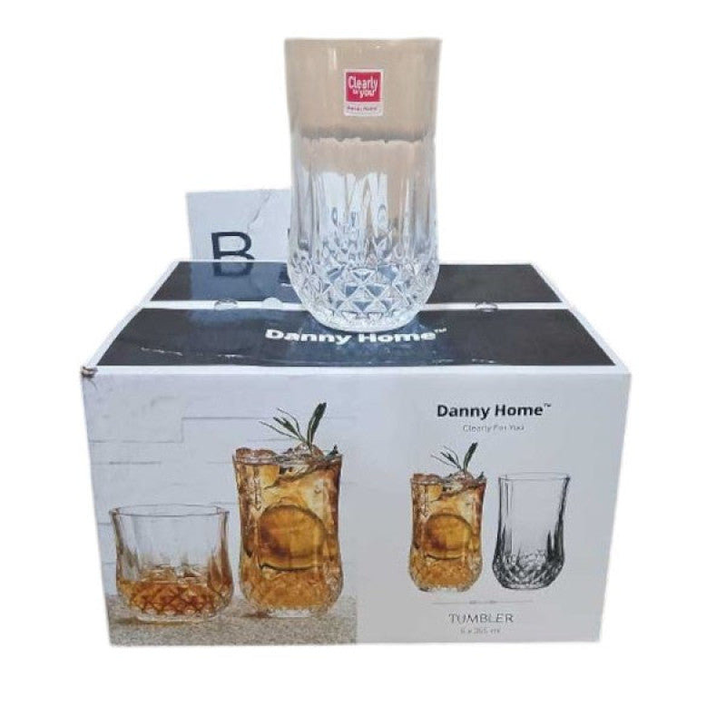 Glass 6Pcs Set 355ml 8c-1988-179