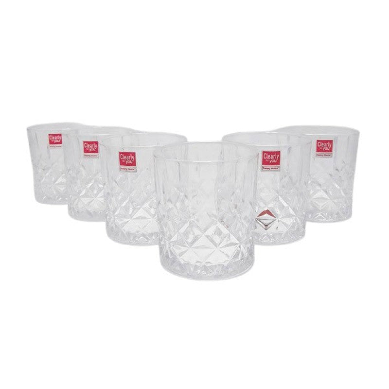 Glass 6Pcs Set 320ml 8c -1988-130