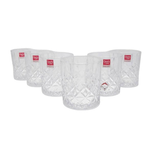 Glass 6Pcs Set 320ml 8c -1988-130