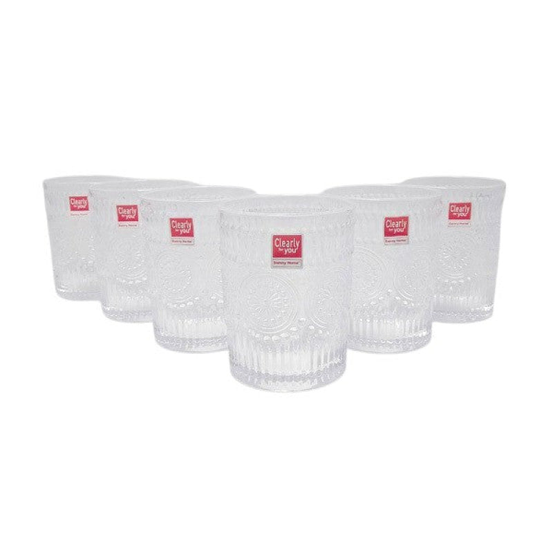 Glass 6Pcs Set 300ml 8c 1988-183