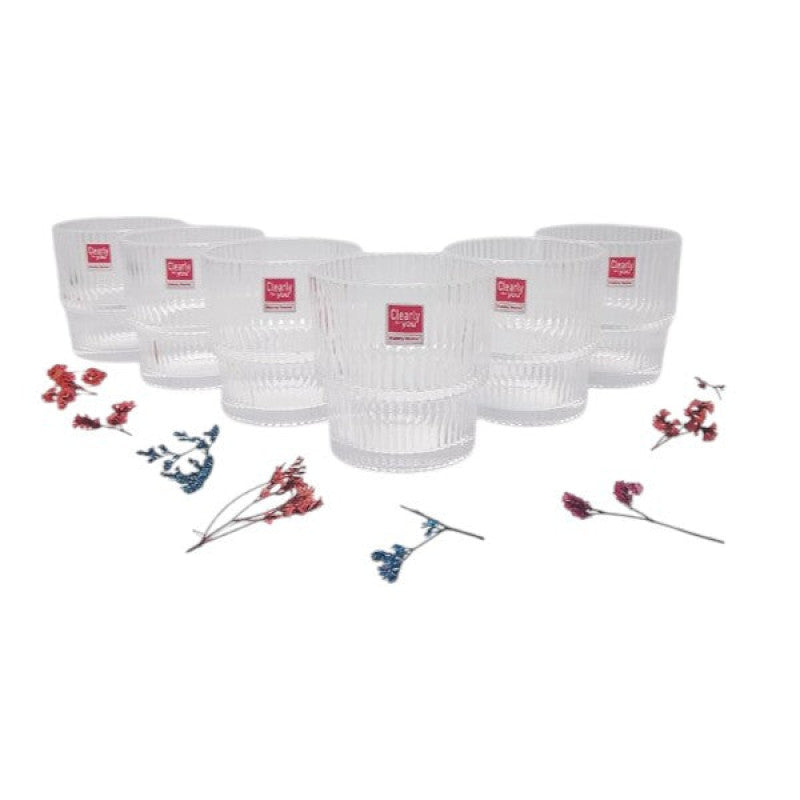 Glass 6Pcs Set 300ml 8c-1988-31