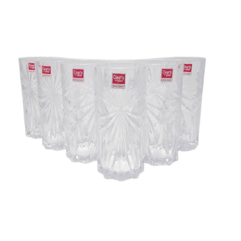 Glass 6Pcs Set 330ml 8c-1988-137