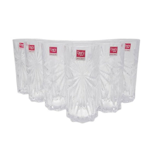 Glass 6Pcs Set 330ml 8c-1988-137