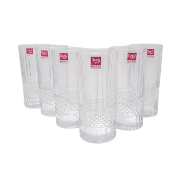 Glass 6Pcs Set 330ml 8c-1988-182