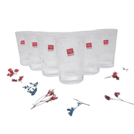 Glass 6Pcs Set 365ml 8c-1988-184