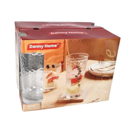 Glass 6Pcs Set 355ml 8c-1988-16