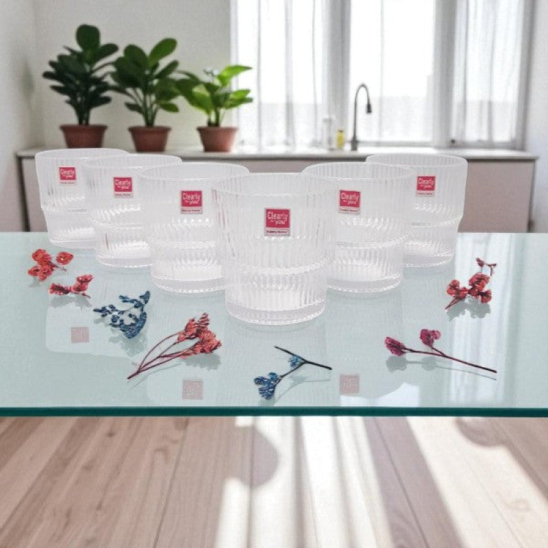 Glass 6Pcs Set 300ml 8c-1988-31