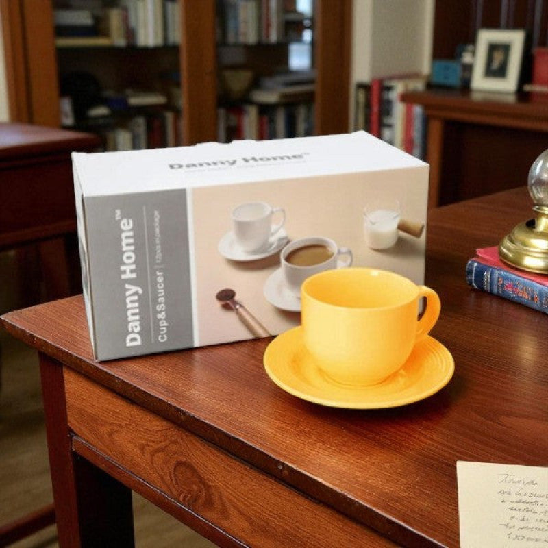 6Pcs Cup&Saucer 120mlSet 8c-SYP43-07