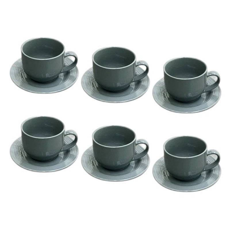 Cup Saucer Set 6Pcs  220ml 6c-SYP64-08