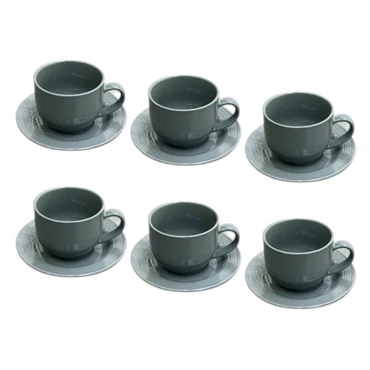 Cup Saucer Set 6Pcs  220ml 6c-SYP64-08