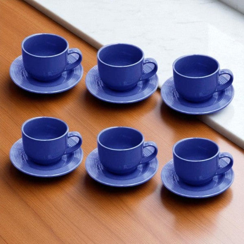 Cup Saucer Set 220ml 6Pcs 72c-SYP65-08