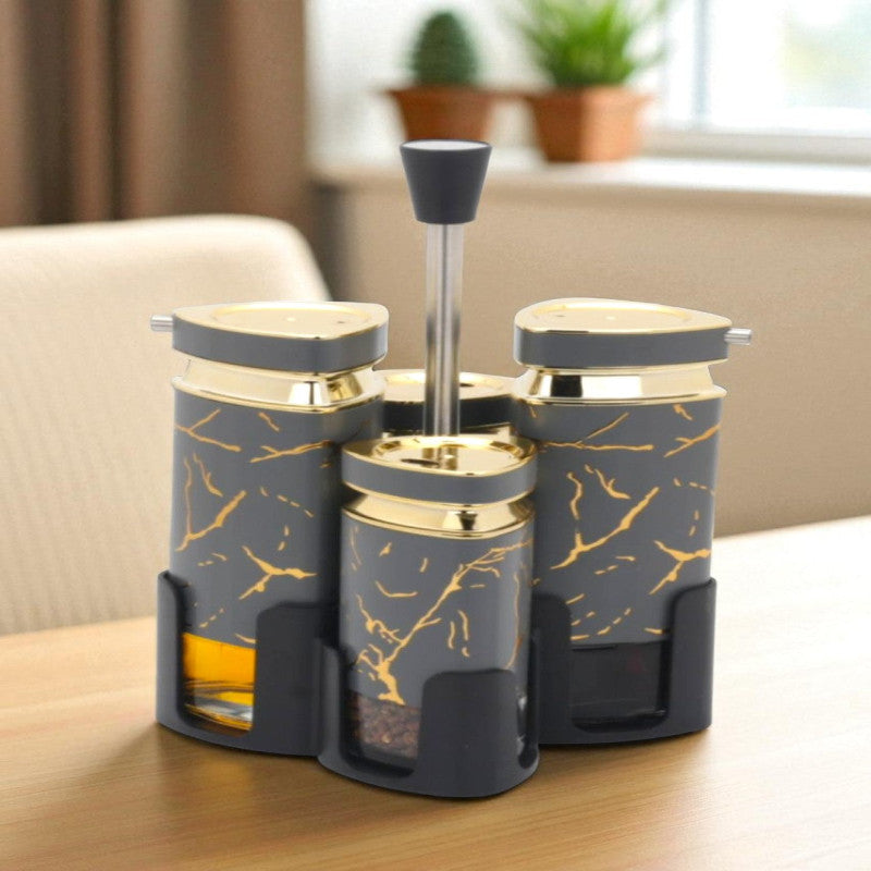 Elegant Condiment Jar Set – Perfect for Sauces, Spices & More