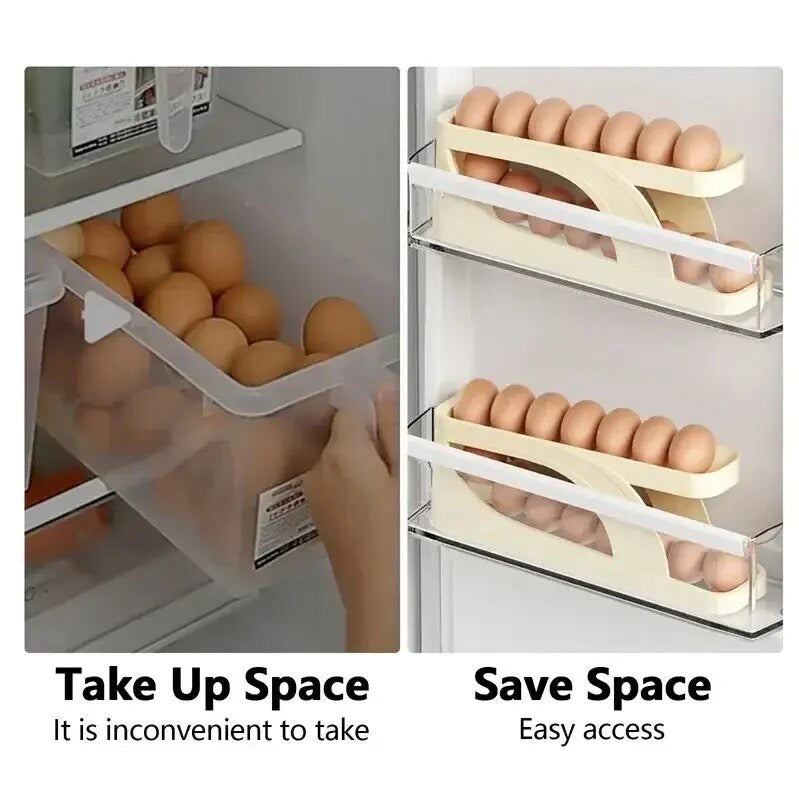 Automatic Scrolling Egg Rack.