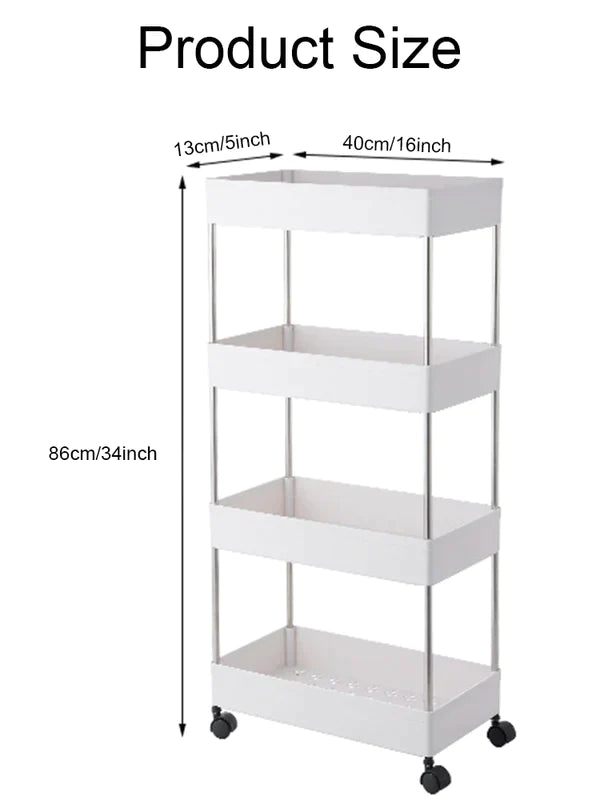 SlimLine Movable Kitchen Trolley