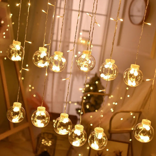 Big Ball Curtain Led String Light