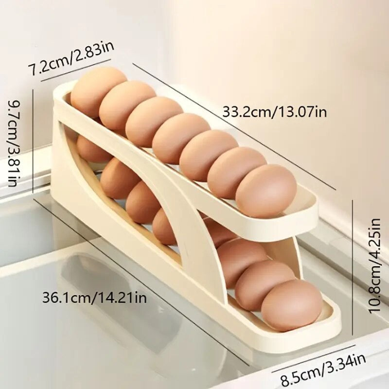 Automatic Scrolling Egg Rack.