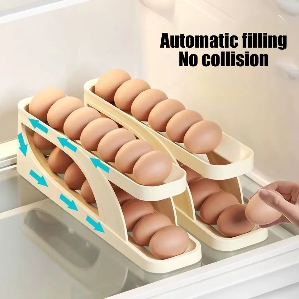 Automatic Scrolling Egg Rack.