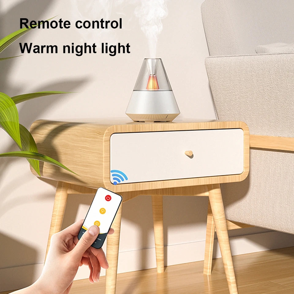 Volcanic Aroma Air Humidifier With Night Light