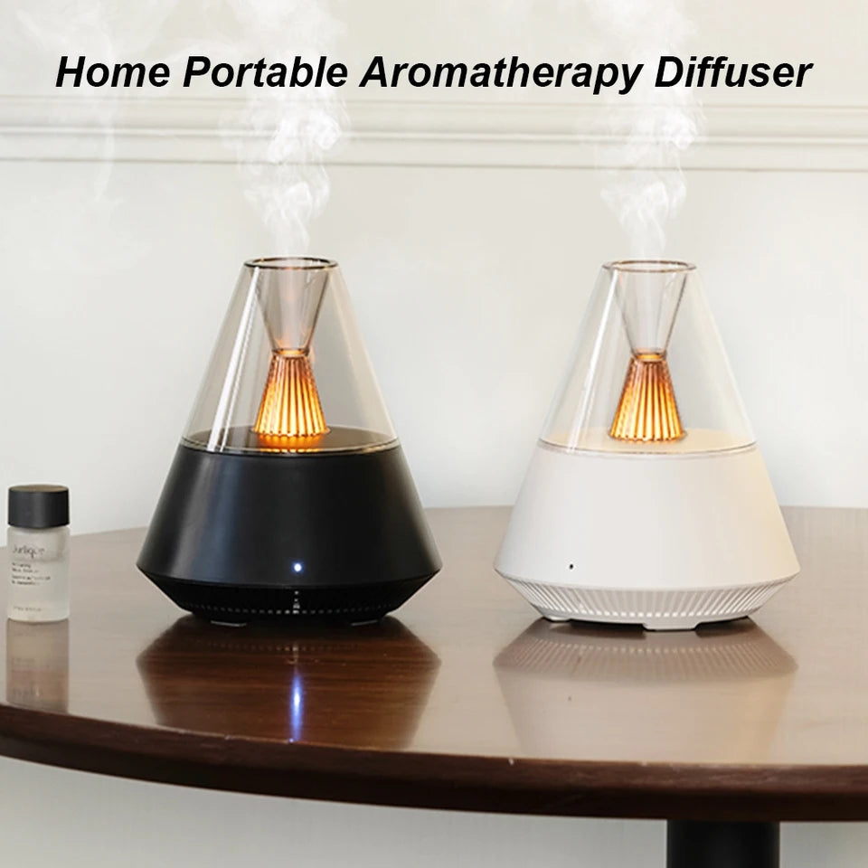 Volcanic Aroma Air Humidifier With Night Light