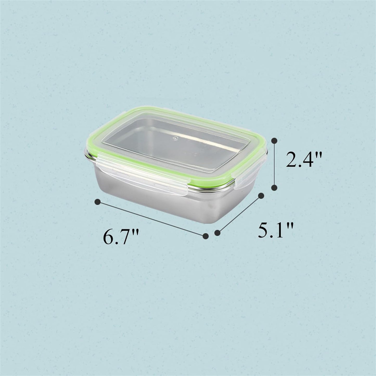 Stainless Steel Food Container With Lid