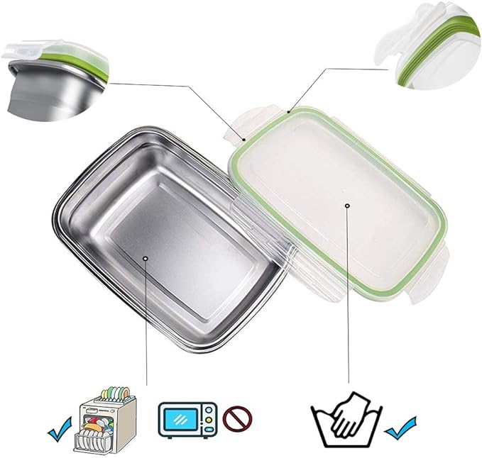 Stainless Steel Food Container With Lid