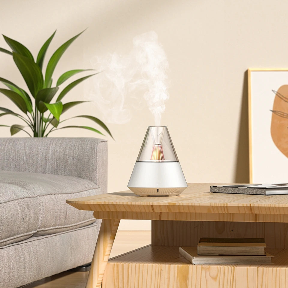 Volcanic Aroma Air Humidifier With Night Light