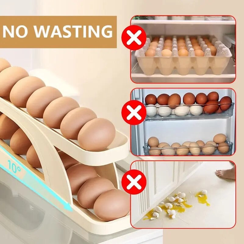 Automatic Scrolling Egg Rack.