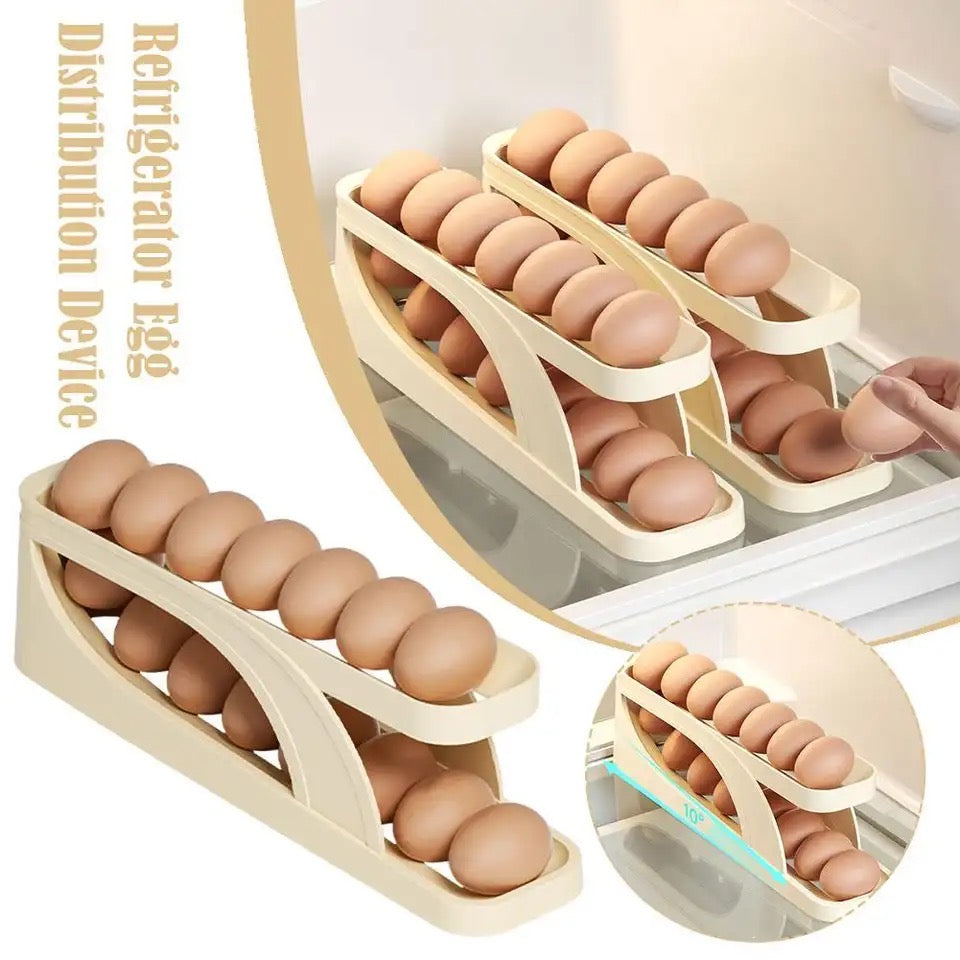 Automatic Scrolling Egg Rack.