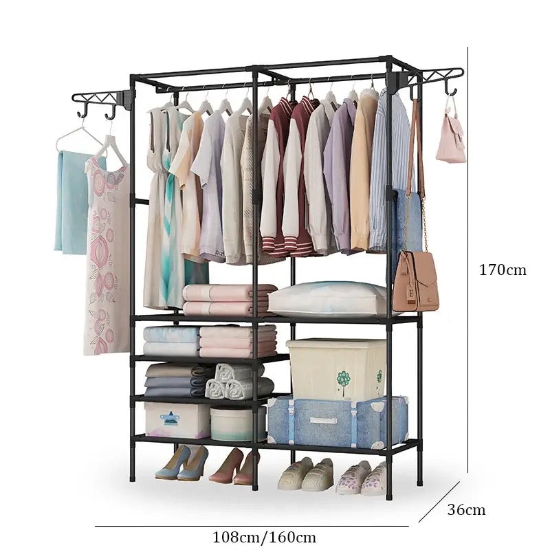 Multifunctional Clothes Hanger Stand