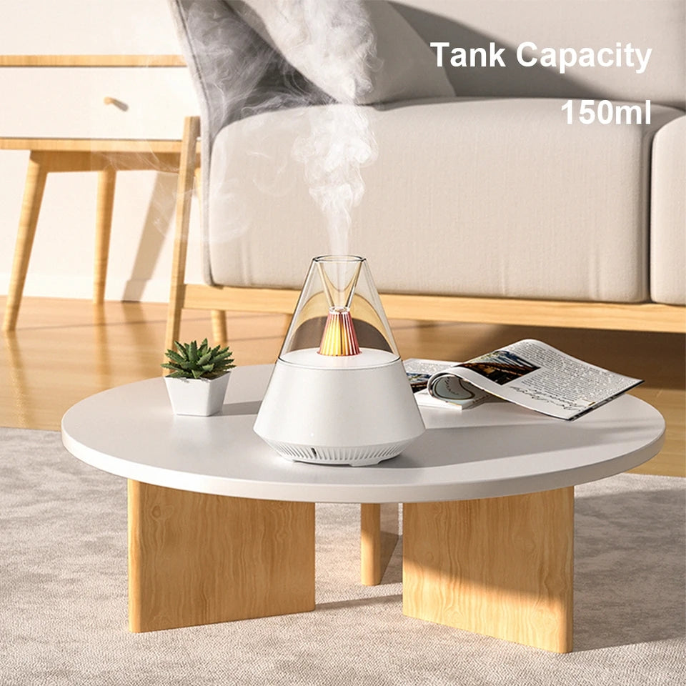 Volcanic Aroma Air Humidifier With Night Light