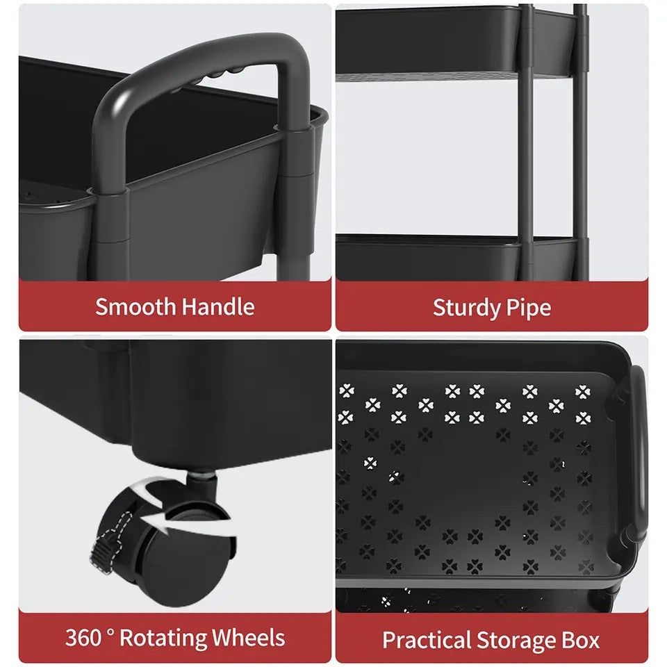 Mobile Durable Rolling Cart